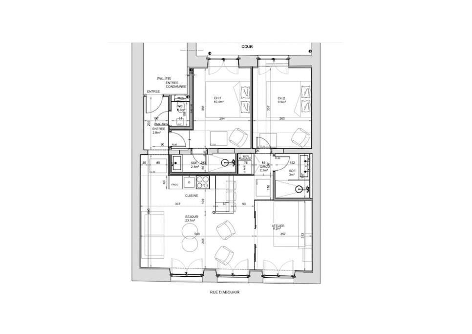 Magnifique Appartement Central 3 Chambres / 3 Bdr Paříž Exteriér fotografie